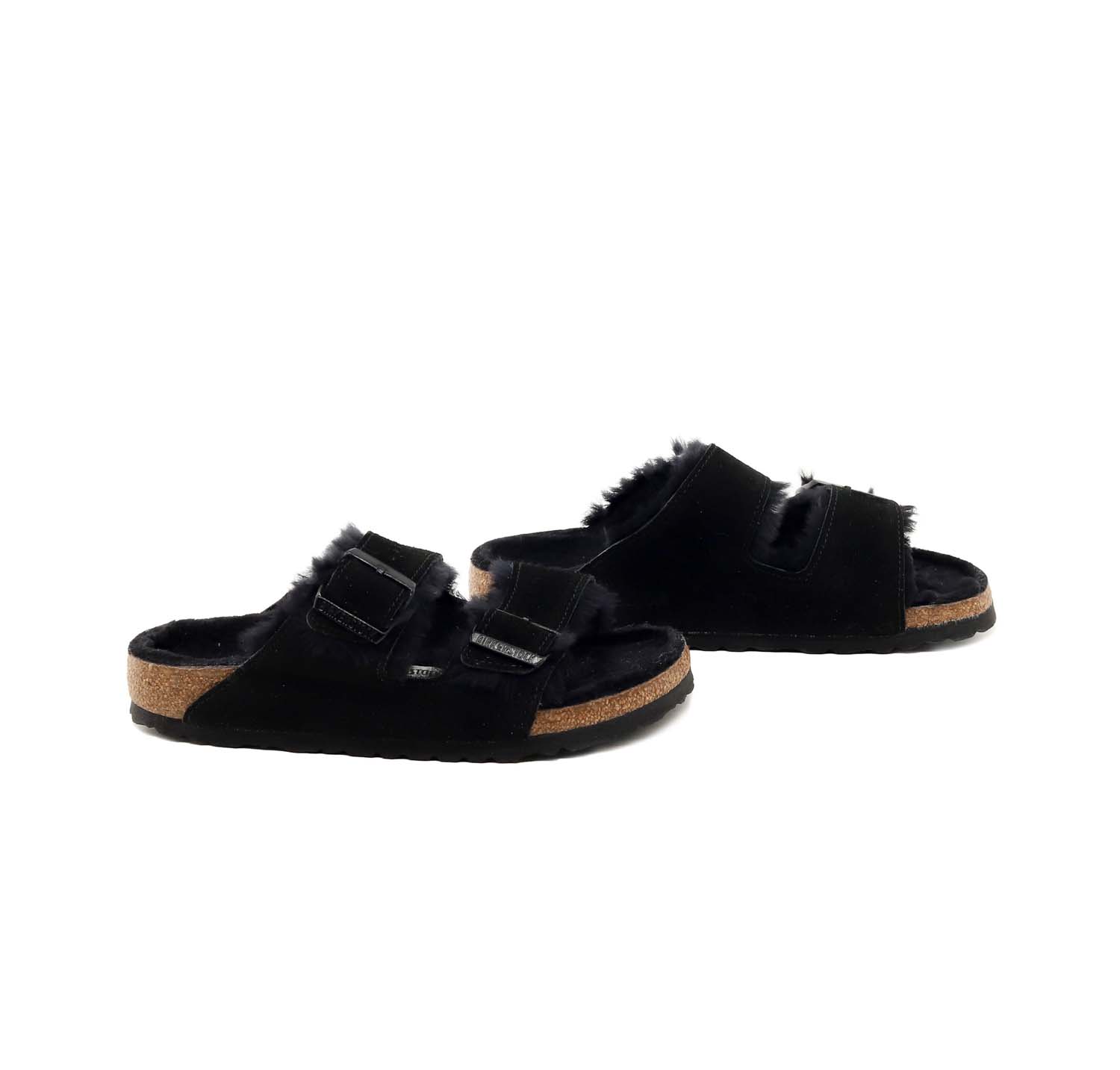 Birkenstock Arizona Shearling Nero